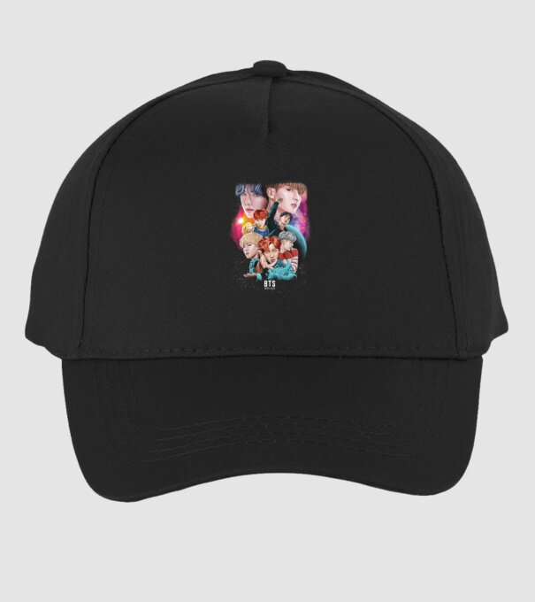 BTS POSTER model negru pe tricou