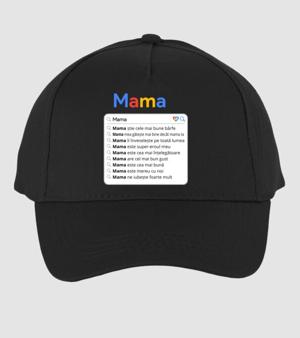 căutare Google Mama model negru pe tricou
