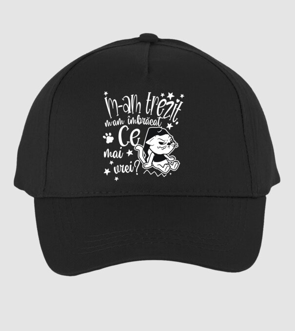 Ce mai vrei? model negru pe tricou