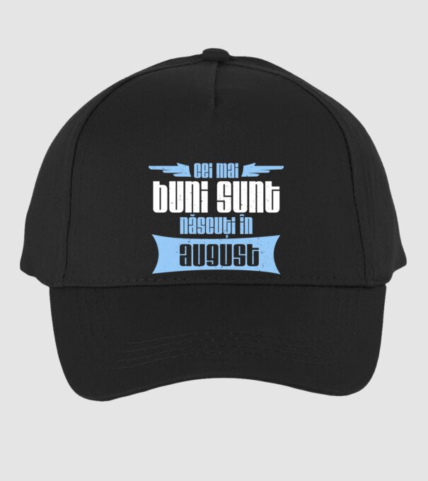 Cei mai buni sunt născuți în august model negru pe tricou