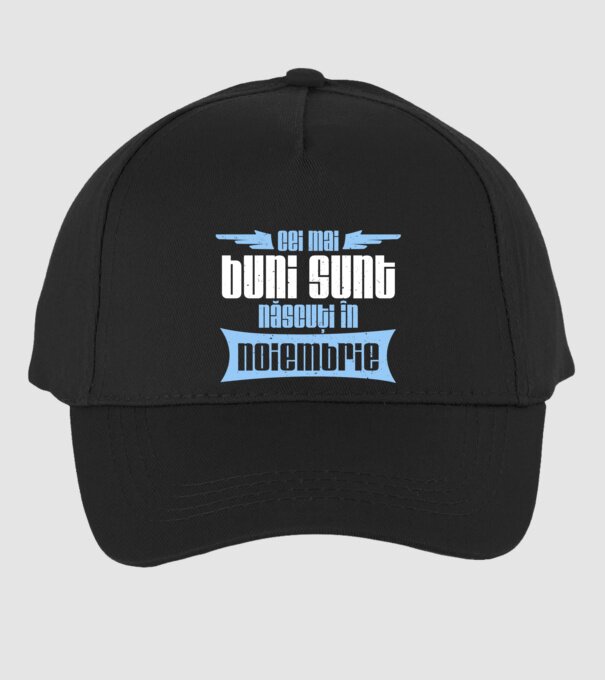 Cei mai buni sunt născuți în noiembrie model negru pe tricou