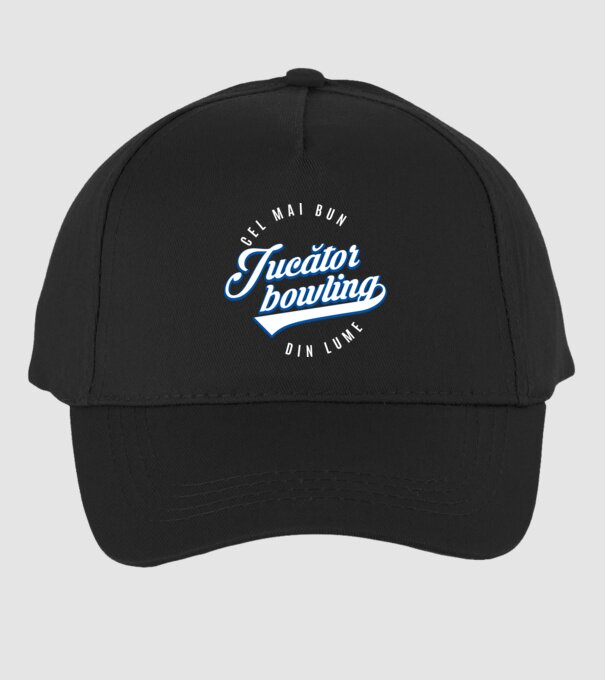 cel mai bun jucător bowling din lume model negru pe tricou