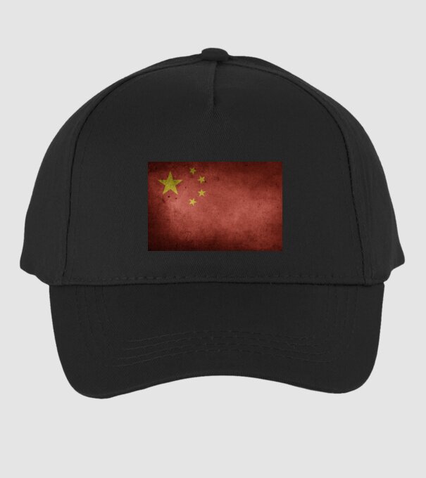 CHINA model negru pe tricou