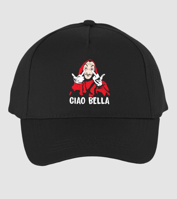 ciao bella dali model negru pe tricou