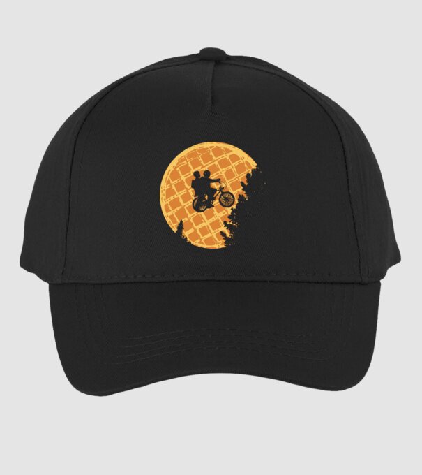 cookie moon stranger things model negru pe tricou