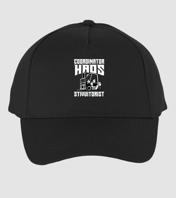 coordonator stivuitorist haos model negru pe tricou