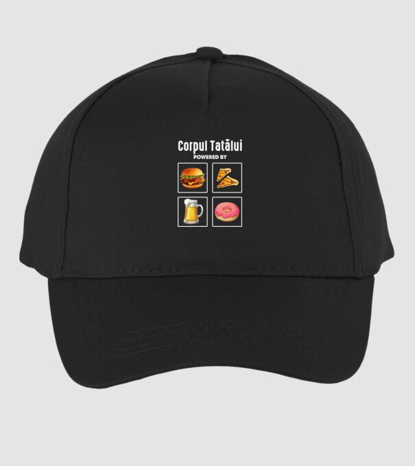 Corpul Tatălui model negru pe tricou