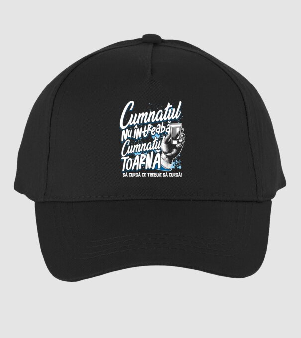 Cumnatul nu întreabă, cumnatul toarnă. Să curgă ce trebuie să curgă! model negru pe tricou