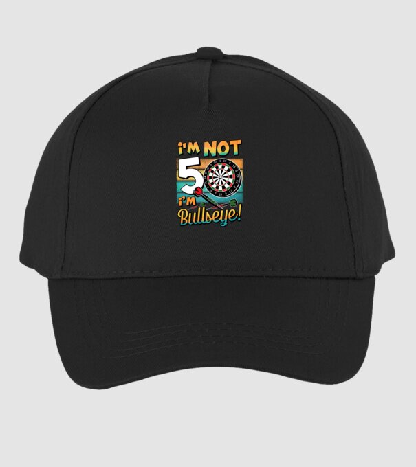 Darts Birthday 50 years old model negru pe tricou