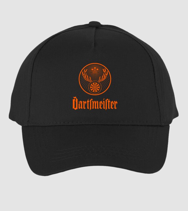 Dartsmeister Dark model negru pe tricou
