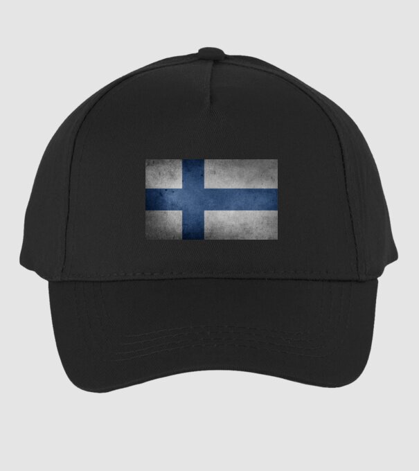 FINLAND model negru pe tricou