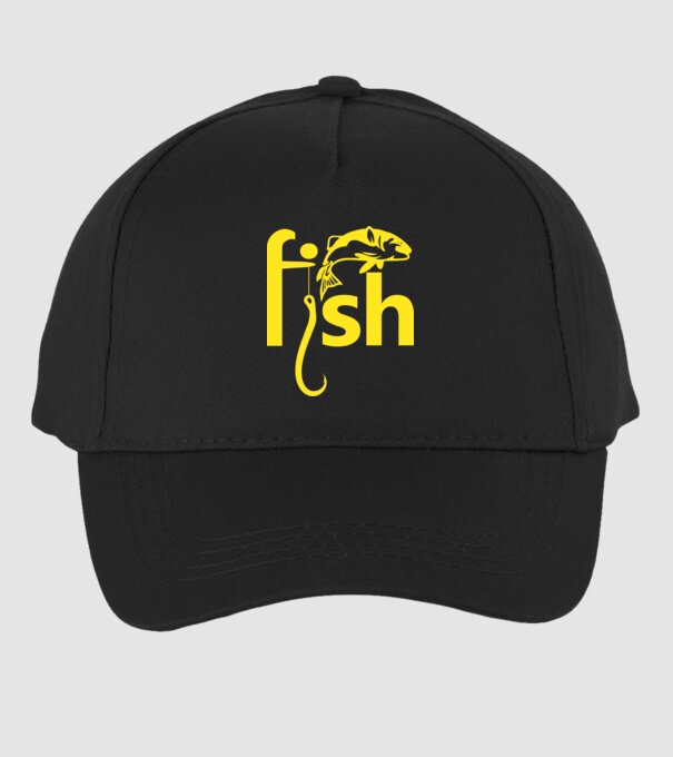 Fish model negru pe tricou
