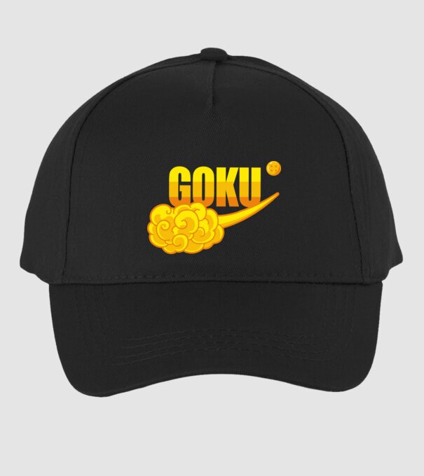 goku cloud model negru pe tricou