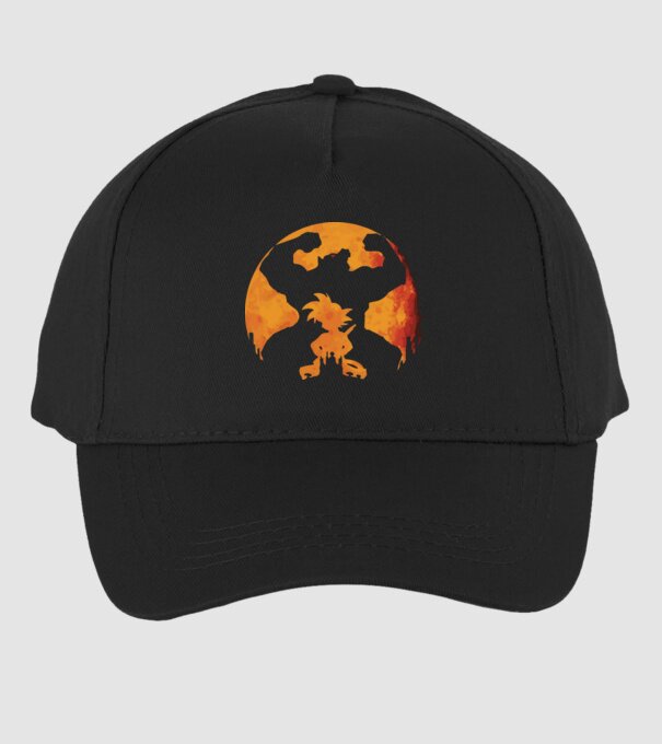 goku sunset model negru pe tricou