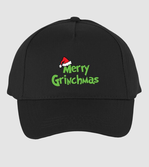 Grinchmas model negru pe tricou