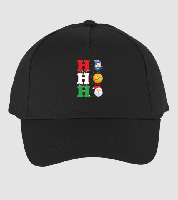 Ho-ho-ho christmas model negru pe tricou