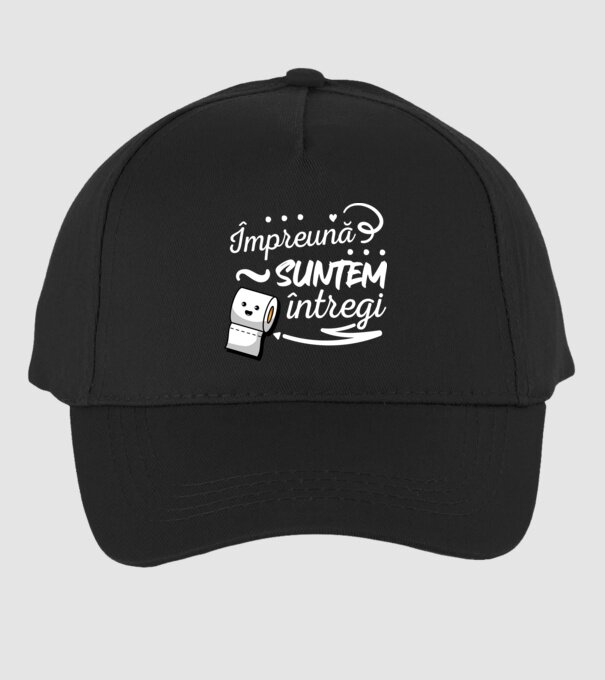 Împreună suntem întregi! model negru pe tricou