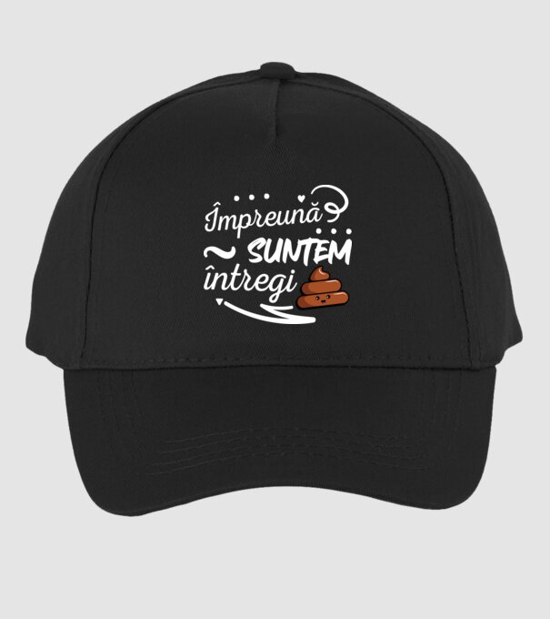 Împreună suntem întregi! model negru pe tricou