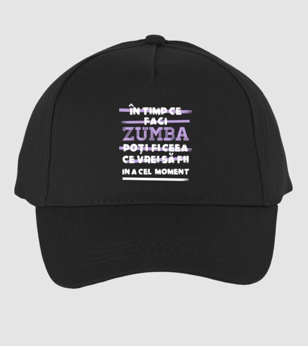 în timp ce faci zumba poți fi ceea ce vrei să fii - în acel moment model negru pe tricou