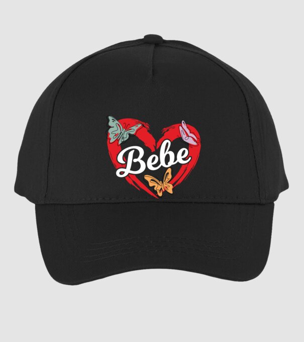 Bebe model negru pe tricou