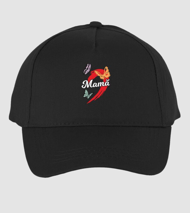Mamă model negru pe tricou