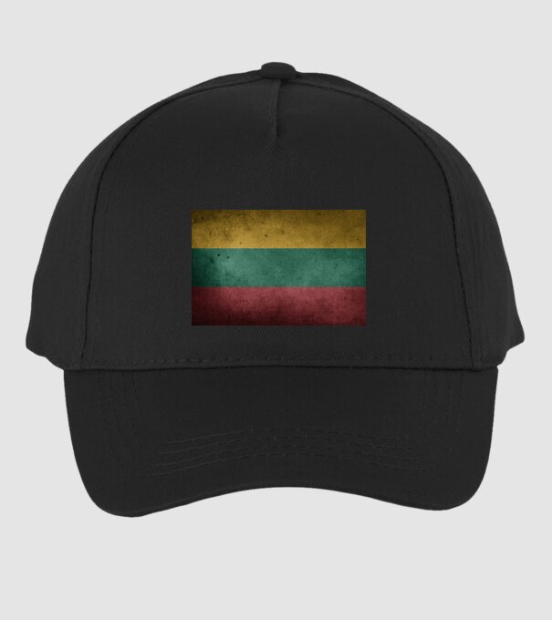 LITHUANIA model negru pe tricou