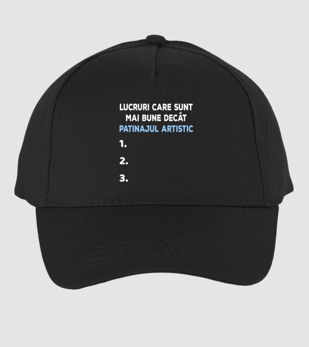 Lucruri care sunt mai bune decât patinajul artistic model negru pe tricou