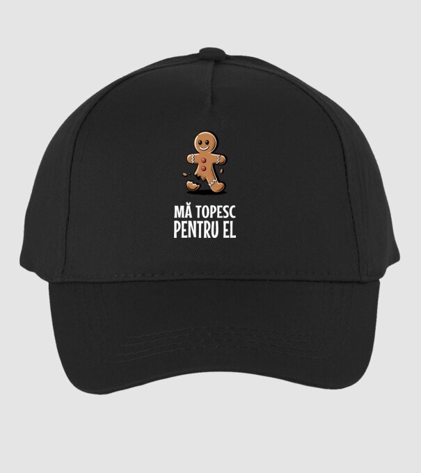 Mă topesc pentru el Negru model negru pe tricou