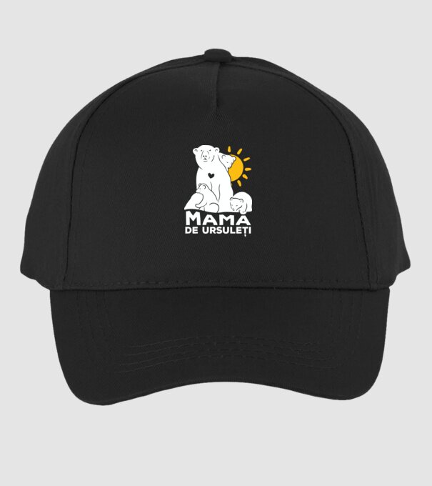 Minunată mamă de ursuleți model negru pe tricou