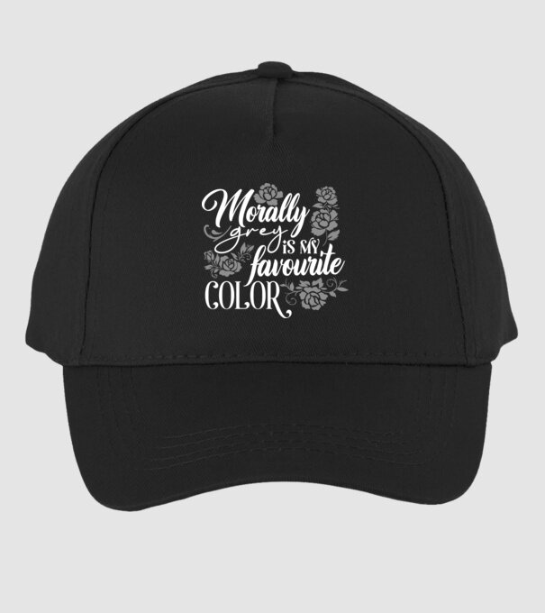 Moraly Gray is my favorite color model negru pe tricou