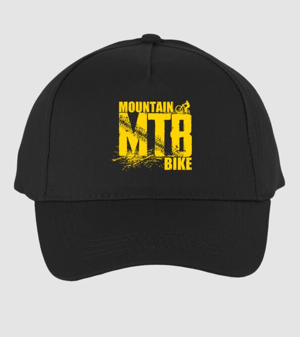 MTB model negru pe tricou