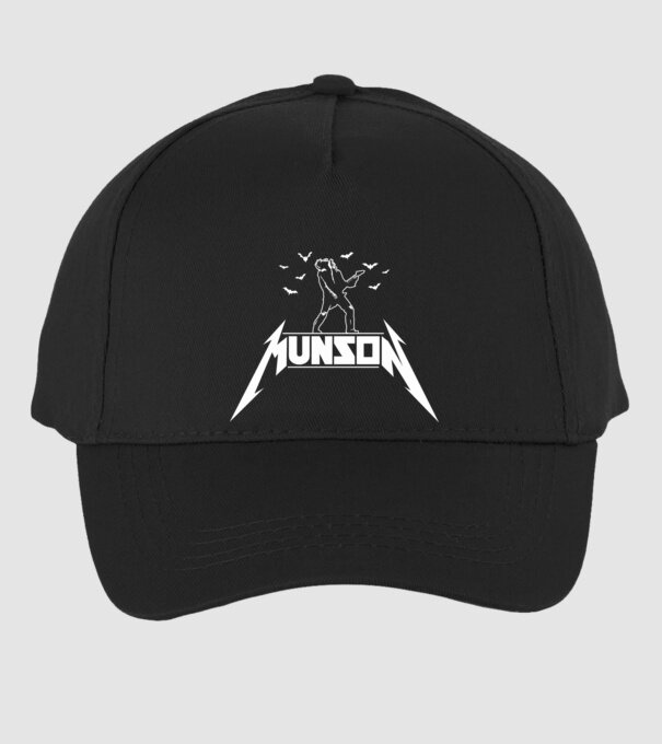 munson parody stranger things model negru pe tricou
