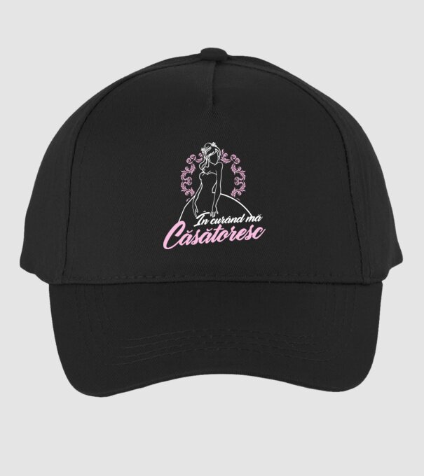 În curând mă căsătoresc model negru pe tricou
