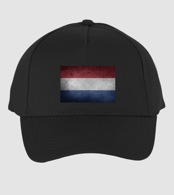NETHERLANDS model negru pe tricou