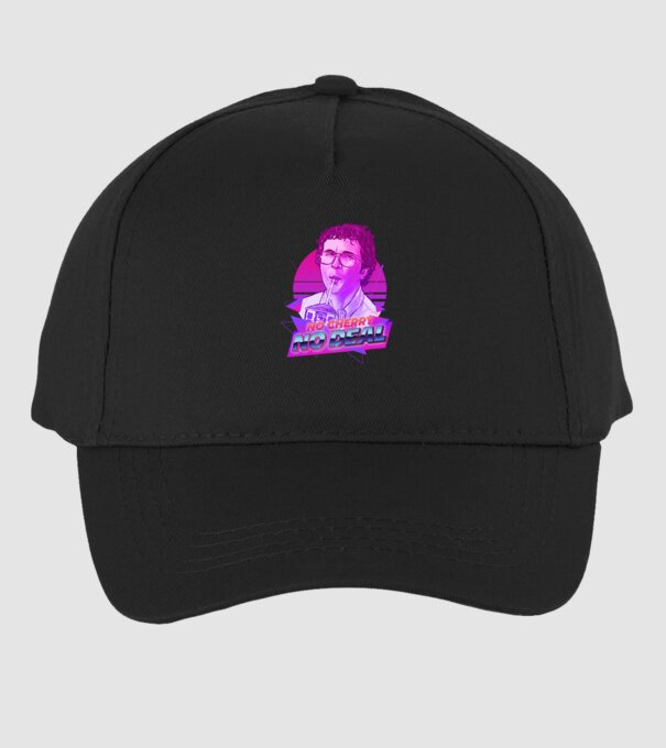 no cherry no deal stranger things model negru pe tricou