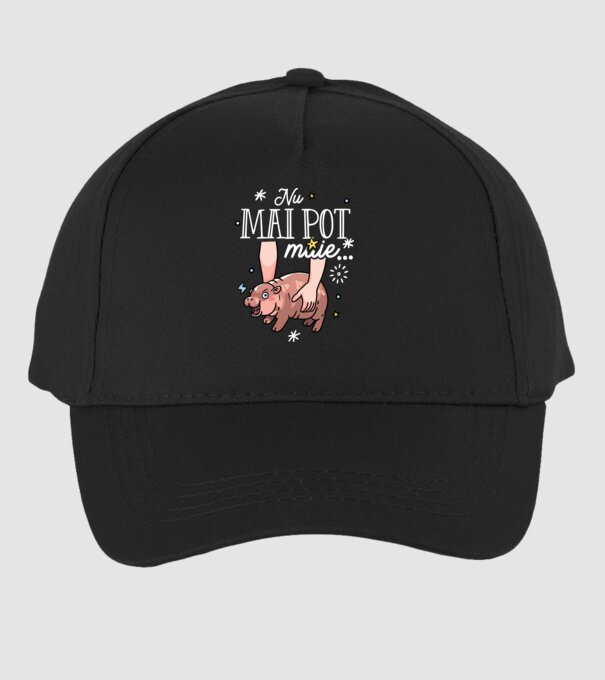 Nu mai pot muie... model negru pe tricou