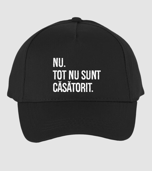 nu. tot nu sunt căsătorit. model negru pe tricou