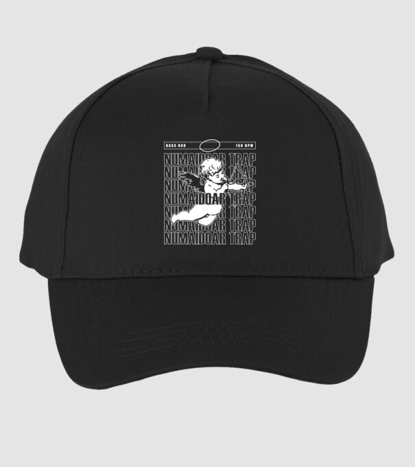 numaidoar trap model negru pe tricou