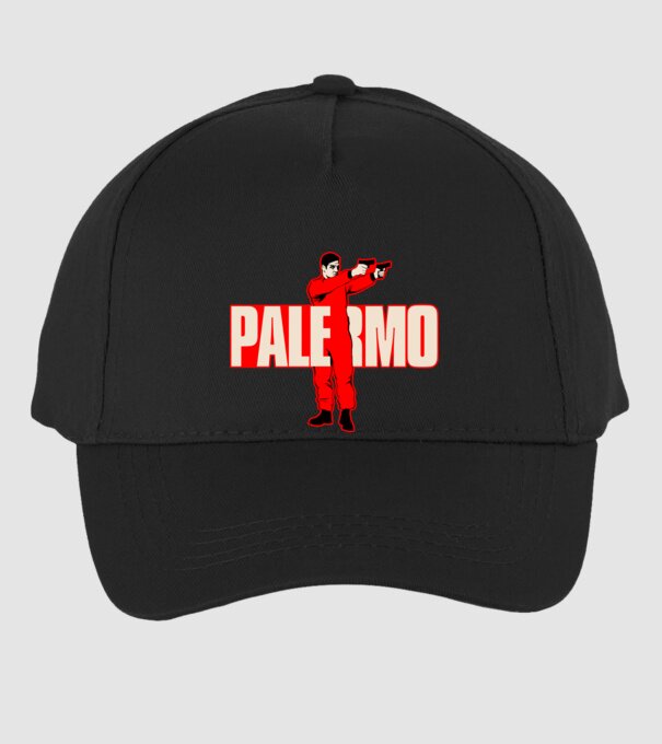 palermo la casa de papel model negru pe tricou