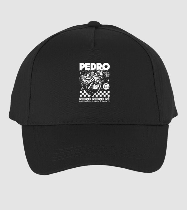 Pedro techno model negru pe tricou
