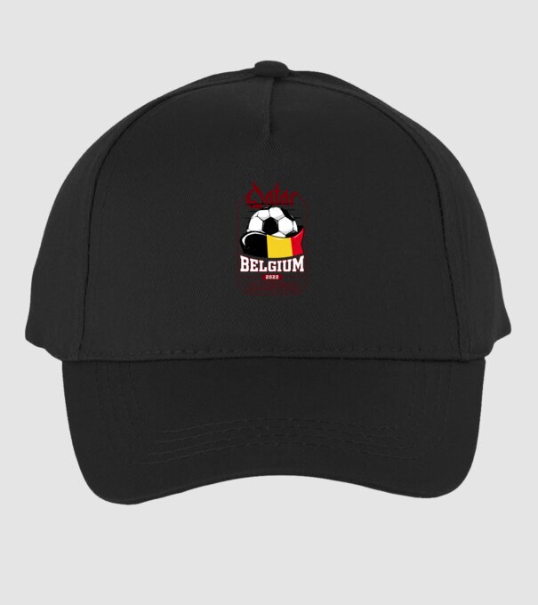 Qatar teams Belgium model negru pe tricou