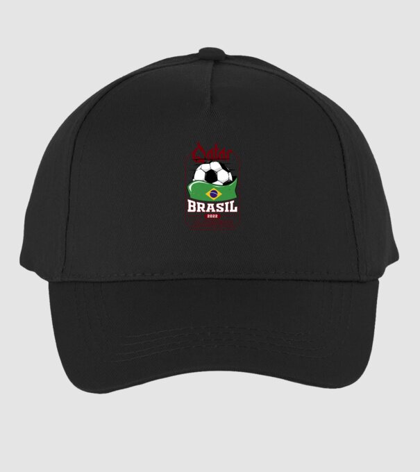 Qatar teams Brasil model negru pe tricou