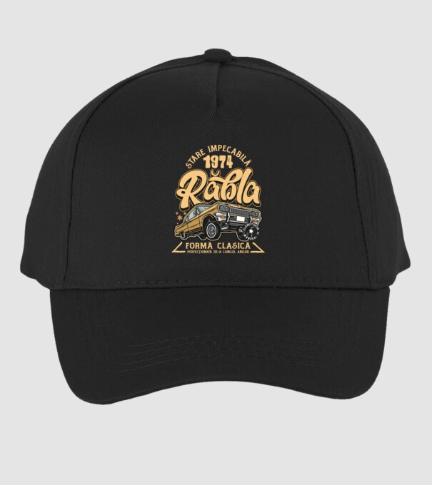 Rablă 1975 model negru pe tricou