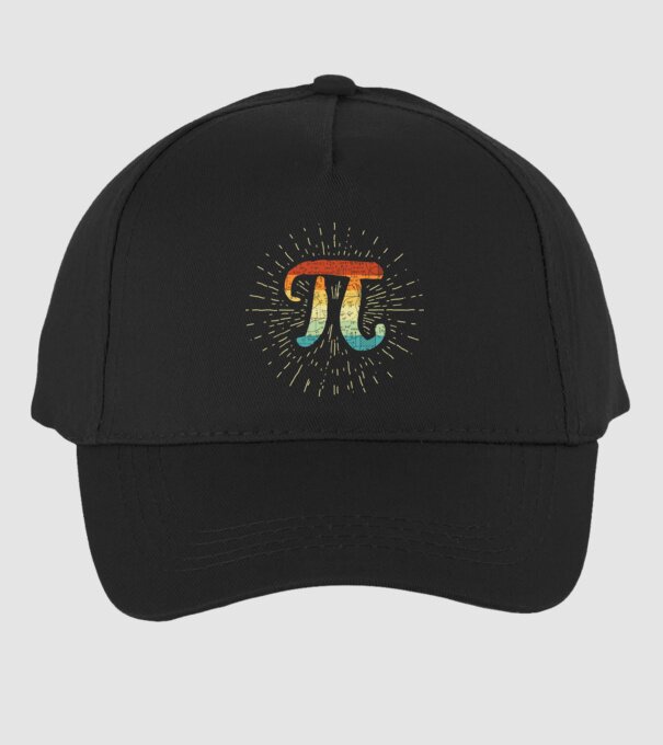 Retro Pi model negru pe tricou