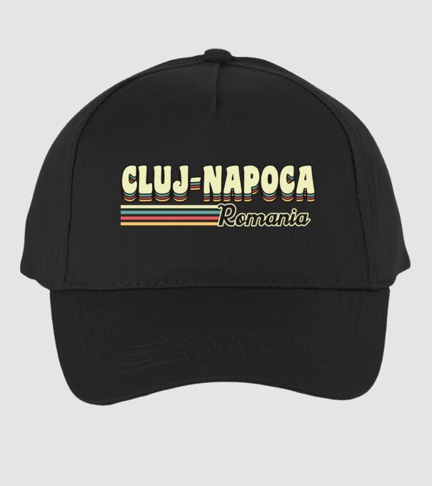 România Cluj-Napoca model negru pe tricou