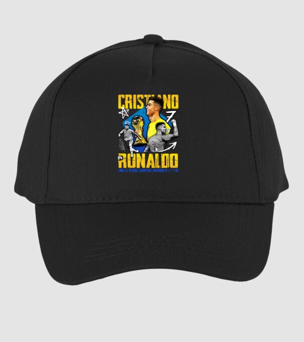 Ronaldo tribute model negru pe tricou