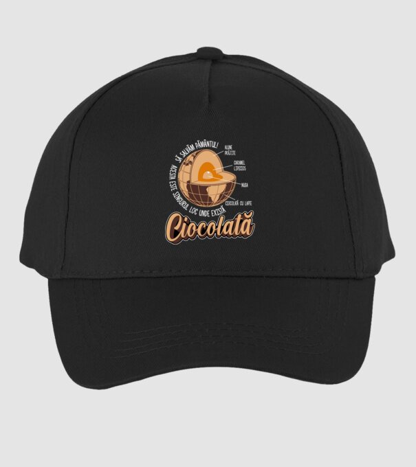 să salvăm Pământul! acesta este singurul loc unde există ciocolată - alune prăjite, caramel lipicios, nuga, ciocolată cu lapte model negru pe tricou