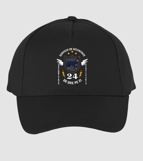 serviciu de securitate - securitate - persistență - 24 de ore pe zi model negru pe tricou