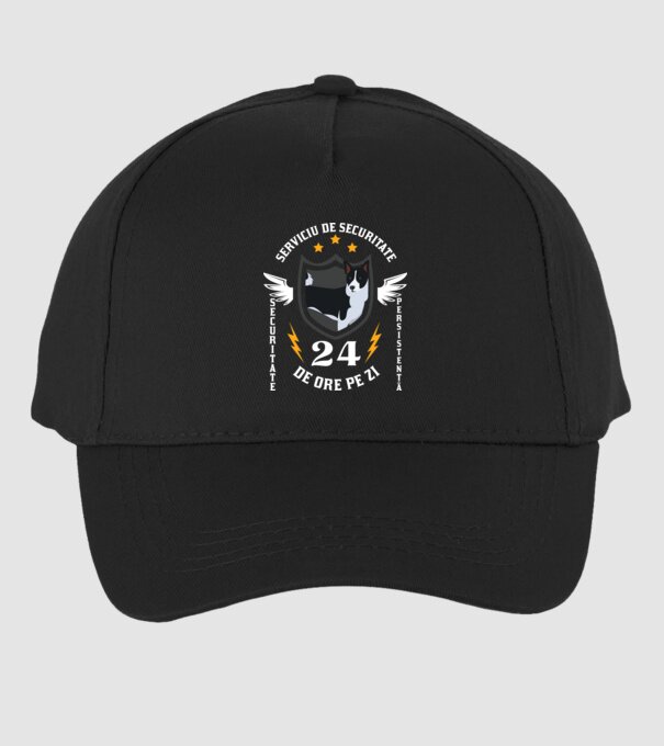 serviciu de securitate - securitate - persistență - 24 de ore pe zi model negru pe tricou