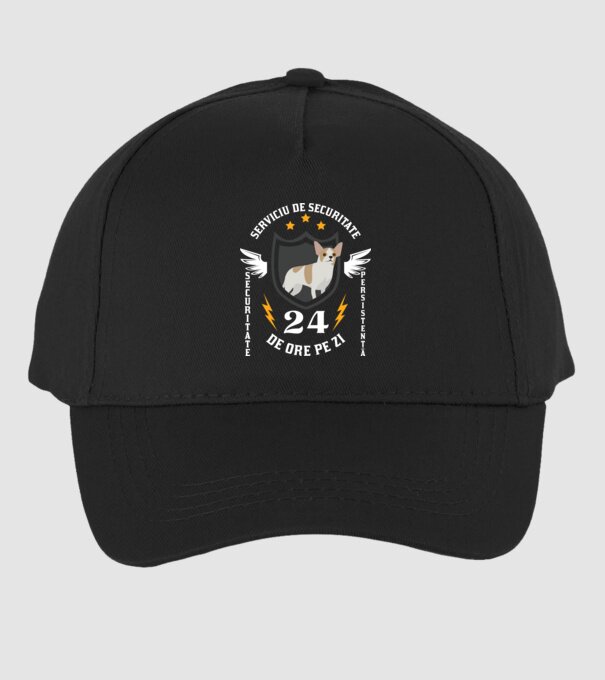 serviciu de securitate - securitate - persistență - 24 de ore pe zi model negru pe tricou
